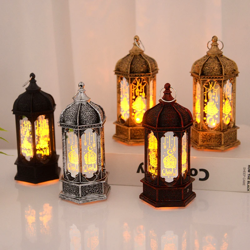 

Eid Mubarak LED Lantern Eid Ramadan Decoration Ornaments Wind Lanterns Lighting Islamic Muslim Party Decor EID Al Adha Gifts