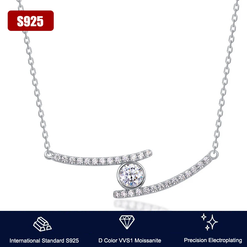 Ожерелье женское из серебра 925 пробы с покрытием 18-каратного золота 0 5