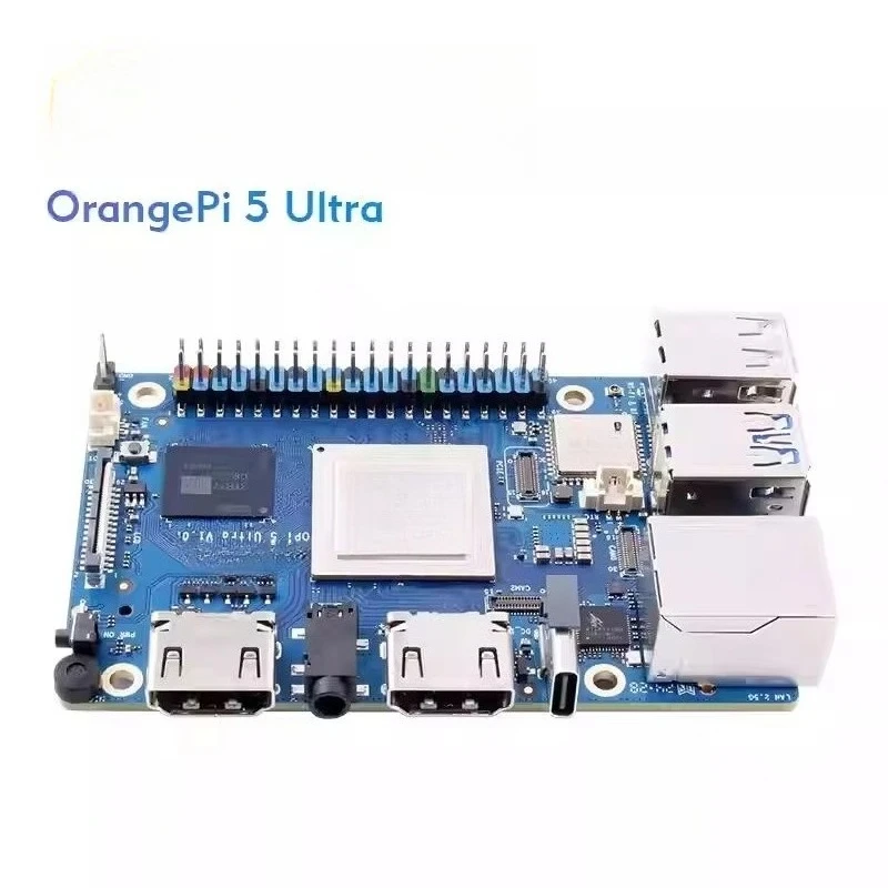 Фото Одноплатный компьютер Orange Pi 5 Ultra 16 ГБ с модулем EMMC 256 ГБ, процессор RK3588, для интеллектуальных вычислительных приложений №4