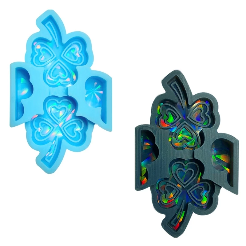 

Diy Three-petal Flower Clover Straw Decorative Silicone Mould for DIY Crafts