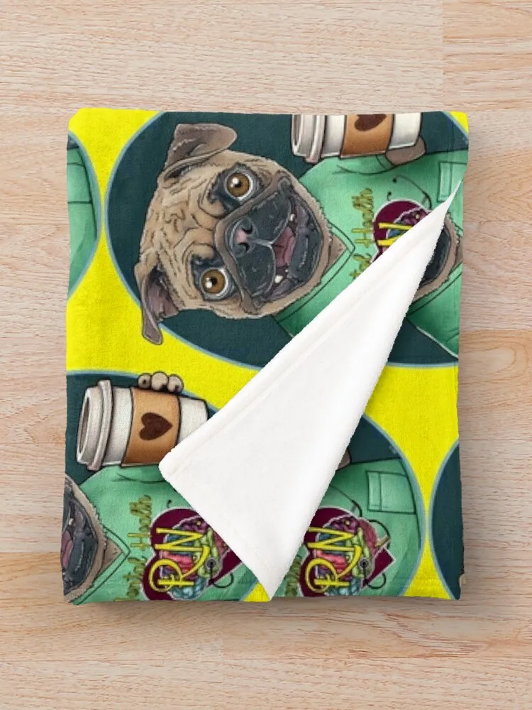 Одеяло Psych Nurse Puggy одеяло для дивана термоодеяла