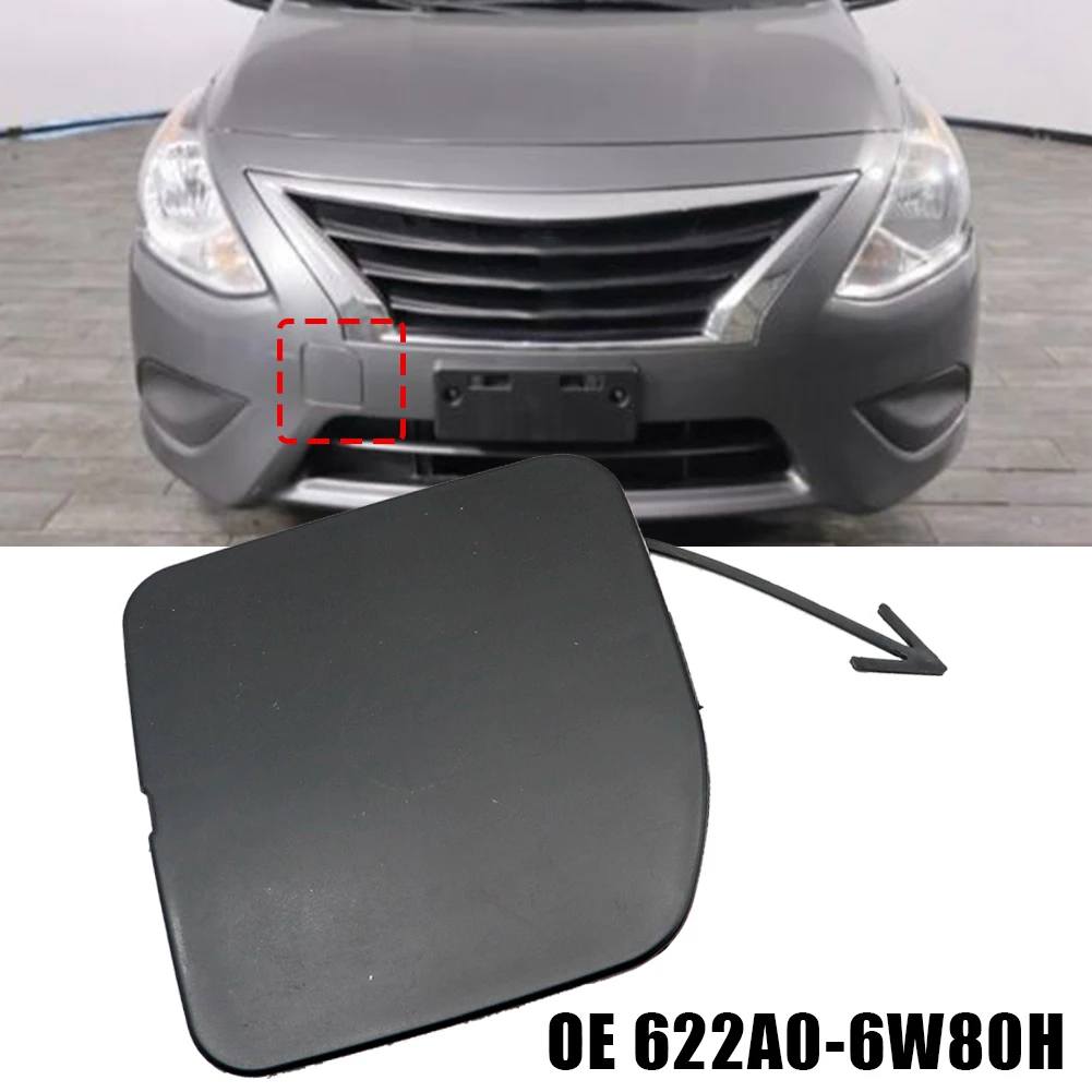 

2022 New Car Front Bumper Tow Hook Cover Cap Fits For Nissan Versa Sedan 2015-2016 Exterior Parts Bumper Tow Hook Cover Caps
