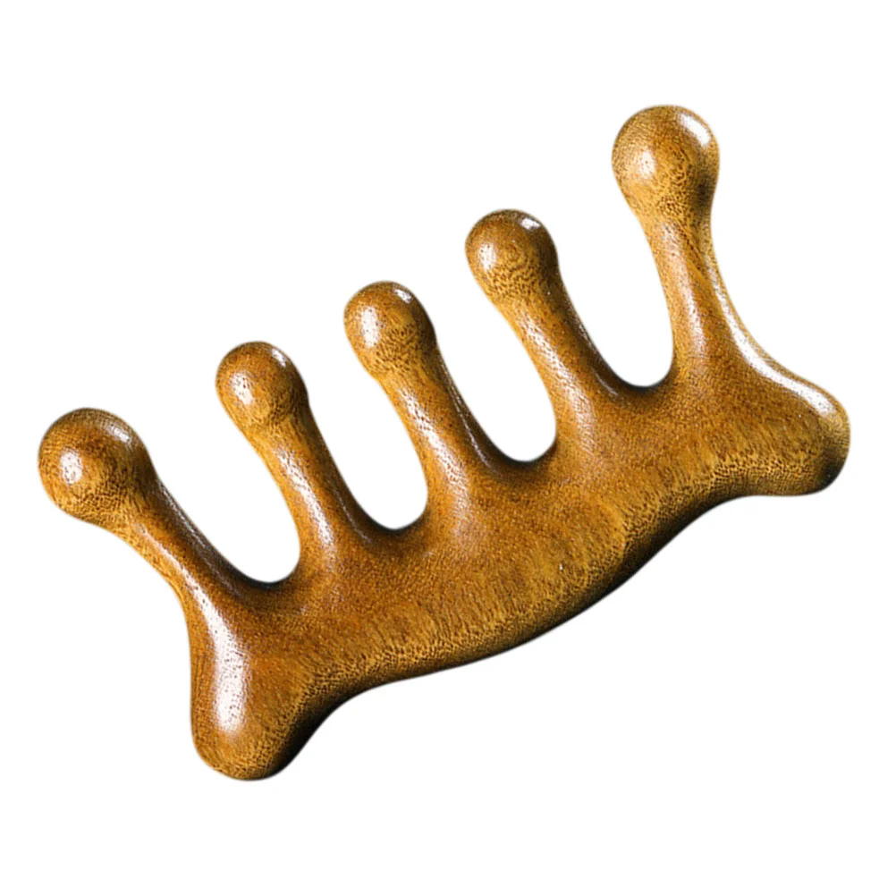 

Head Massaging Tool Creative Multifunctional Head Meridian Comb Wooden Scalp Comb Head Comb for Adults