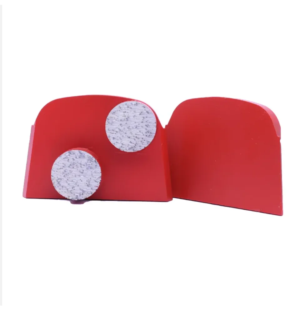 Lavina 9-шт Алмазная шлифовальная обувь с двойными круглыми сегментами