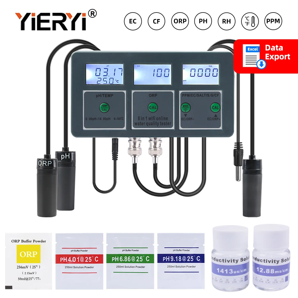 

Yieryi PH-W218 умный монитор качества воды для аквариума