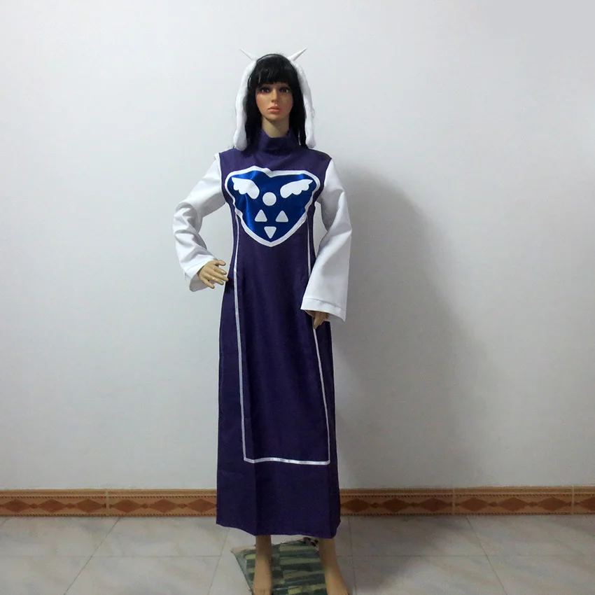 Костюм для косплея Undertale Toriel костюмы Хэллоуина рождественской вечеринки