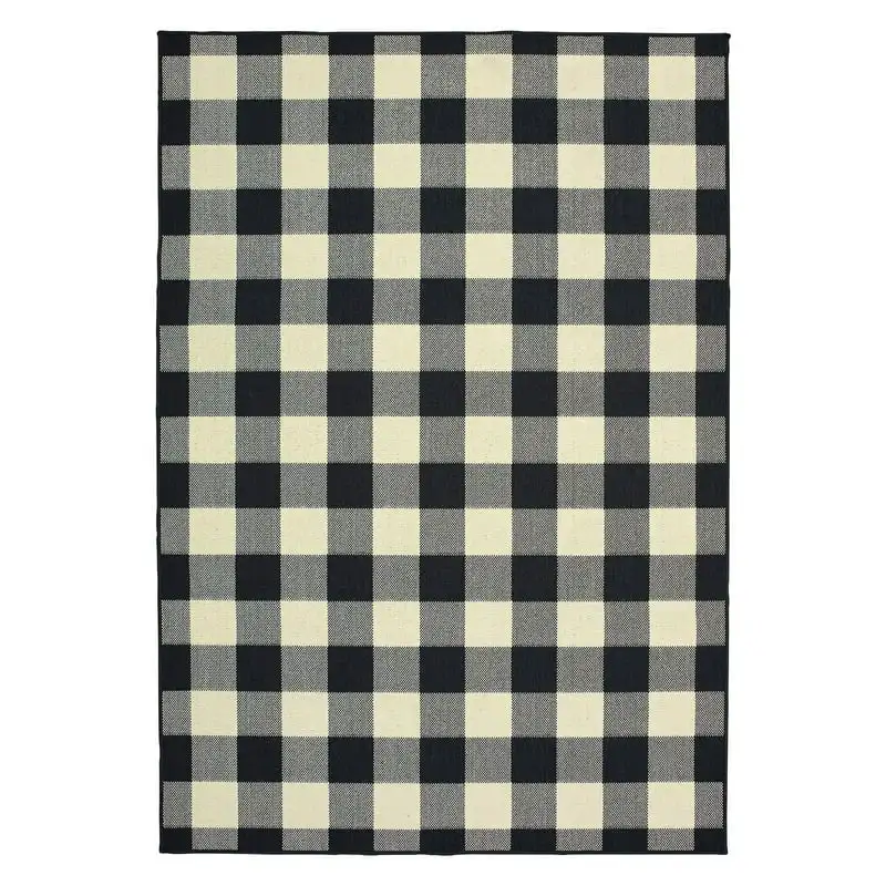 

Organic & Eco-Friendly Buffalo Check Indoor/Outdoor Durable Reversible Area Rug – Perfect Accessory for Your Beautiful Home De