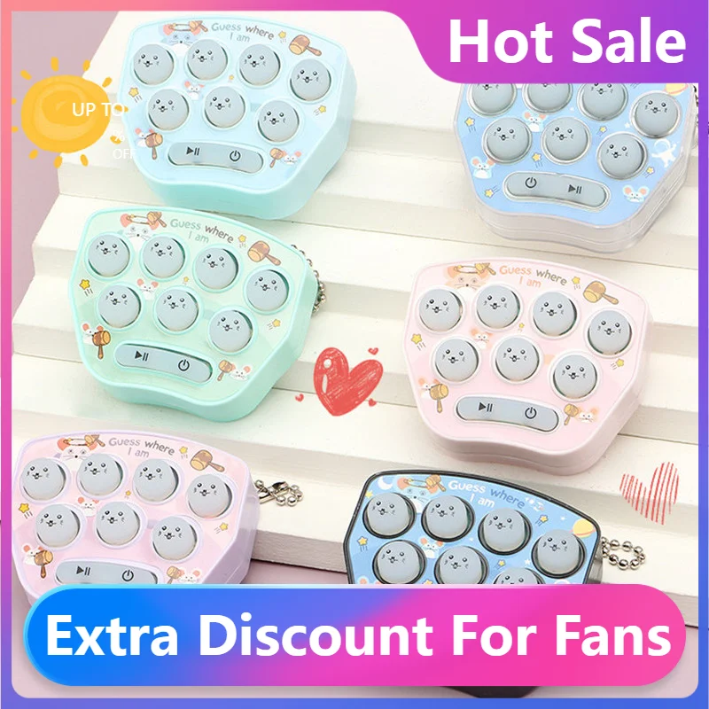 

Fashion New Creative Puzzle Hit Gophers Memory Training Game Mini Funny Portable Educational Novelty Toys Children' Day Gift