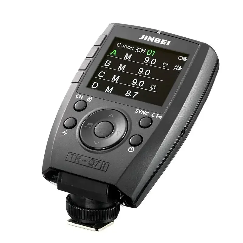 JINBEI TR-Q7II 2 4G беспроводной триггер TTL HSS высокоскоростной синхронизационный