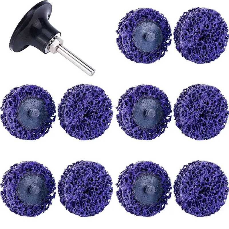 

Wheel Polishing Kit For Drill 11 Pieces Polishing Buffing Pads Wheel Disc Abrasive Angle Grinding Wheel Tool For Metal Aluminum