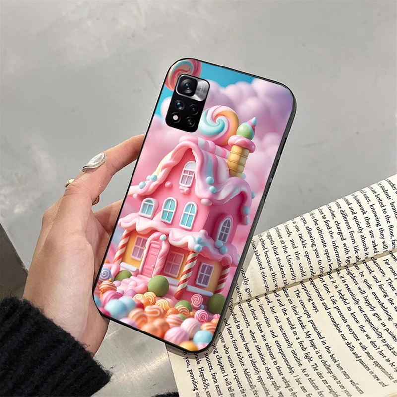 Милый чехол Candyland для телефона Xiaomi Redmi note 13 12 Pro 11S 11 10 10S 12S 13C