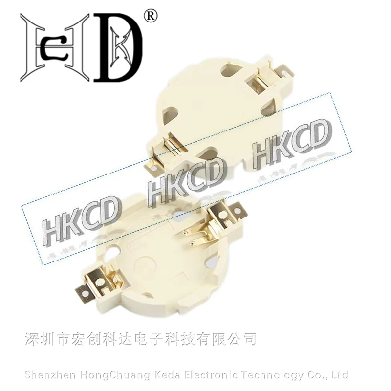 Золоченный держатель кнопки BS-10F CR2032 5 шт
