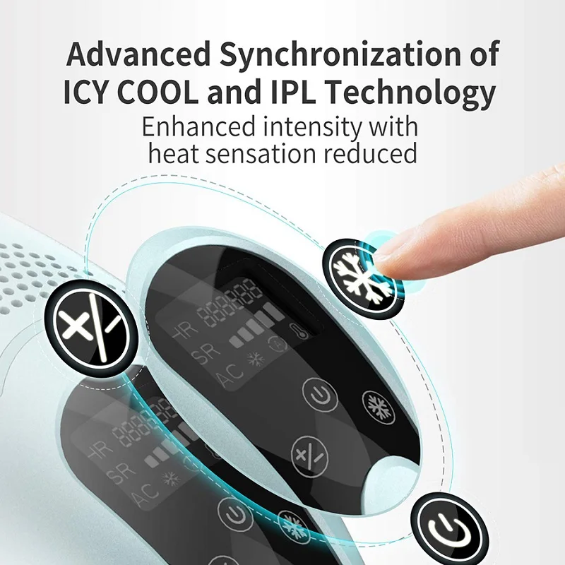 Аппарат для перманентного лазерного удаления волос с эффектом IPL |