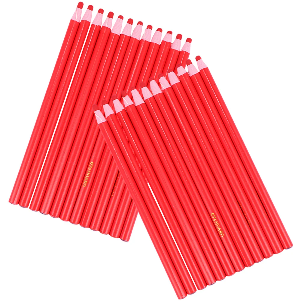 

24 Pcs Light Wax Pull Crayons Child Chalk Pencils Mirror Markers Paper No Cutting