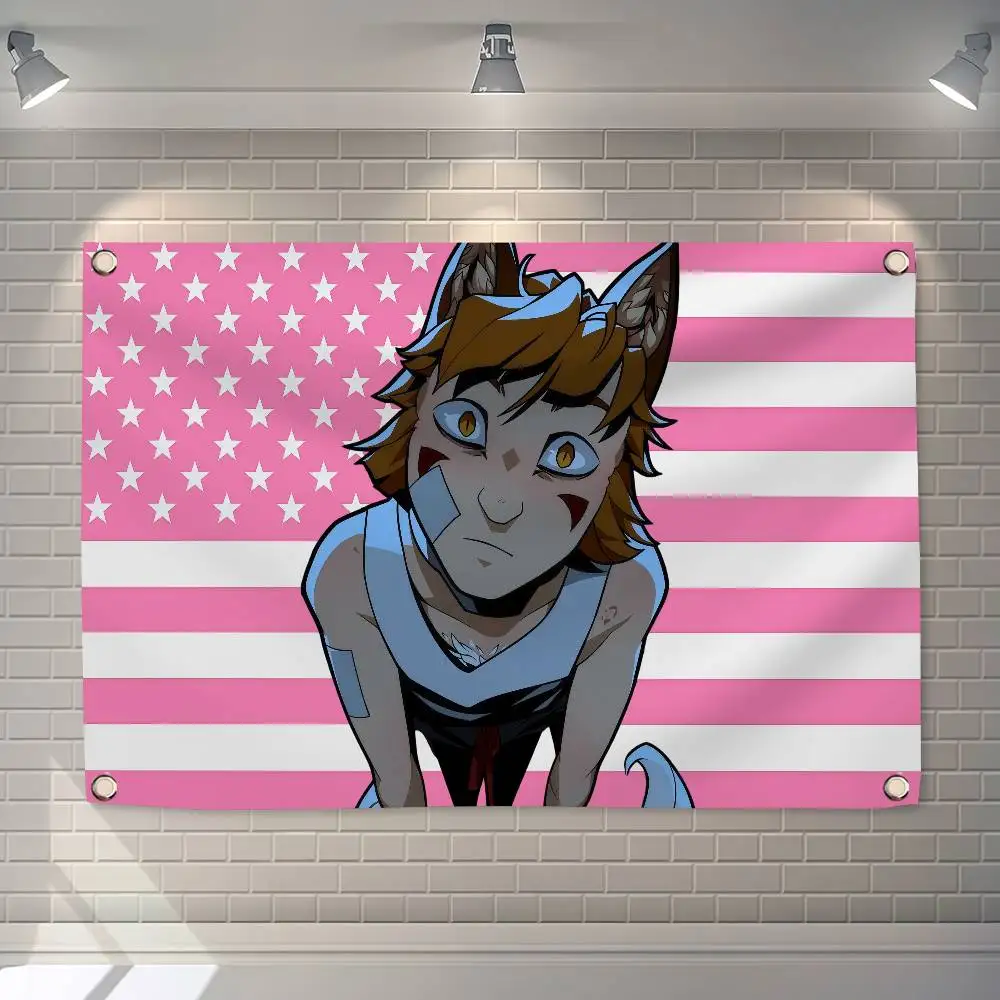 Фото Флаг Game R-Ren Hana America 150x200см, 60x90см, для декора, улицы, пикника, вечеринки, дома, кемпинга, художественный подвесной баннер №5