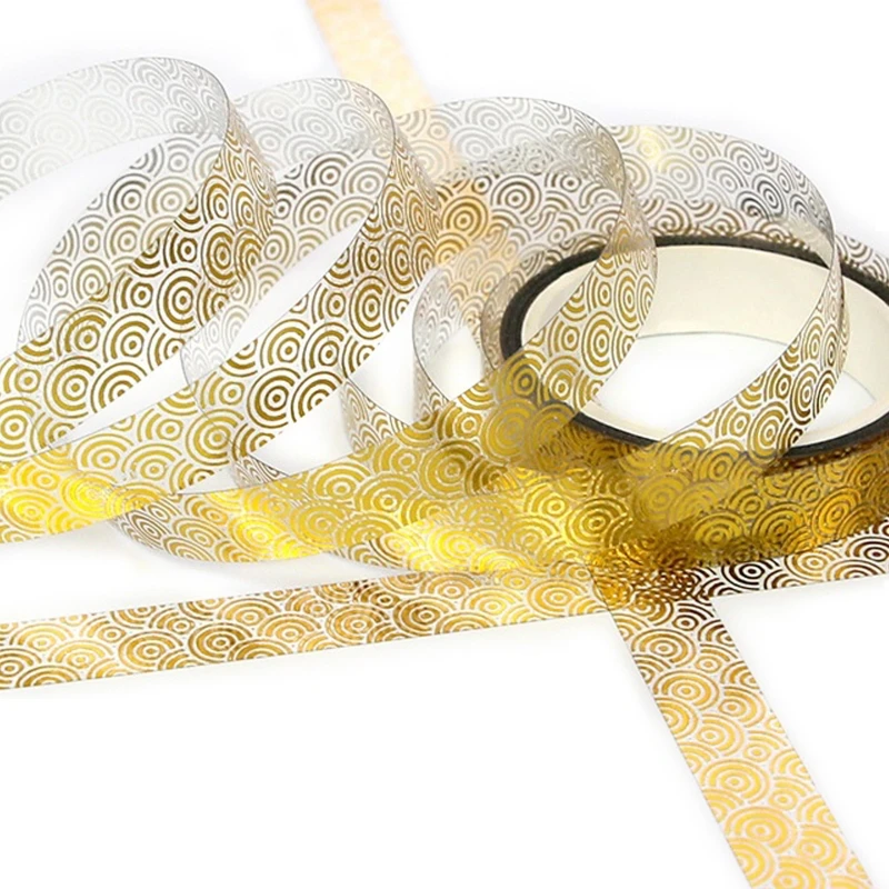 

Floor Tile Gold Foil Lines Self-Adhesive Tile Seam Sticker Beauty Seam Line Strip Waterproof Gap Sealing Foil Decor Tape