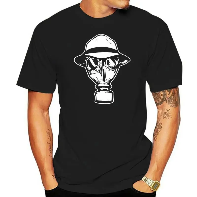 

T Shirts O-neck Tops Print T-shirt Mens Summer Psycho Realm Mask Logo Big Front Hit T-shirt