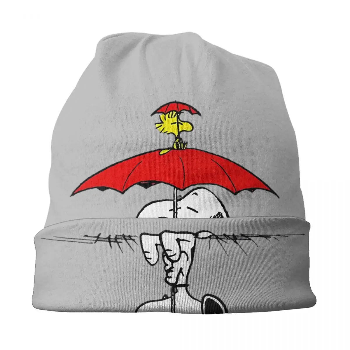 Пользовательские S-Snoopys зонтик для собак Skullies шапочки шапки унисекс зимняя теплая