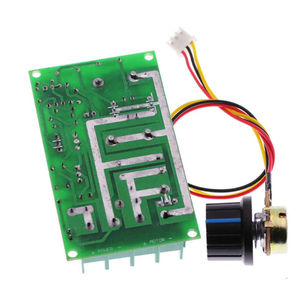 

20A DC10-60V DC motor speed regulator 12V 24V 36V 48V High power drive module PWM Motor speed controller current Connector