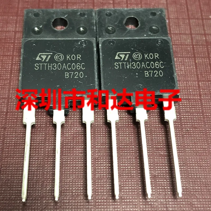 

5 piece STTH30AC06C TO-3PF 600V 30A
