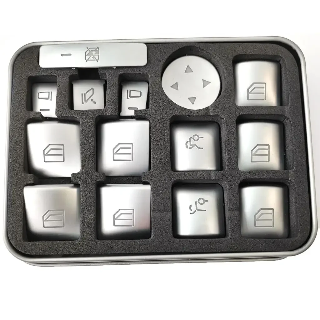 

Для Mercedes Benz CLA 180 200 GLA 180 200 2013 2014 2015 2016 2017 2018 2019 14x автомобильные детали, кнопка переключения окна, ремонтные наклейки