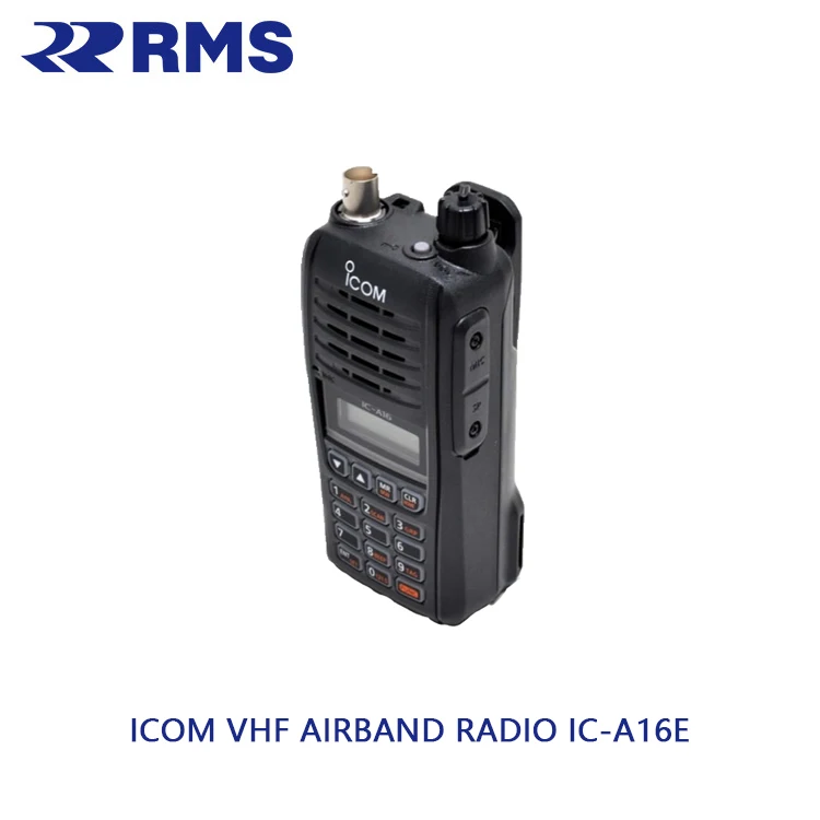 Фото Портативная VHF-радиостанция для авиационного диапазона 118-136 МГц, 6 Вт PEP, ЖК-дисплей, клавиатура, ICOM IC-A16E №3