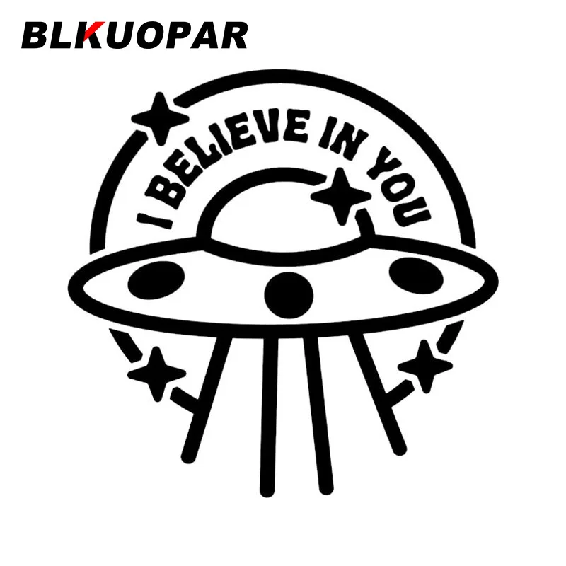 

BLKUOPAR I Believe In You Airship звезды автомобильные наклейки креативная наклейка на окклюзию с царапинами для ноутбука