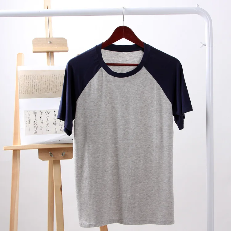 

7038-Men's short-sleeved t-shirt summer new loose trend half-sleeved top clothes for men