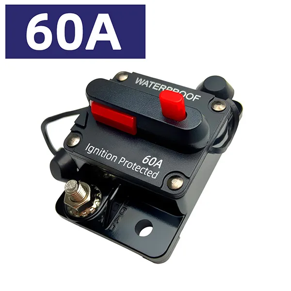 

Водонепроницаемый Автоматический Предохранитель С Ручным Сбросом 30А-300А 12В-48В, Постоянный Ток