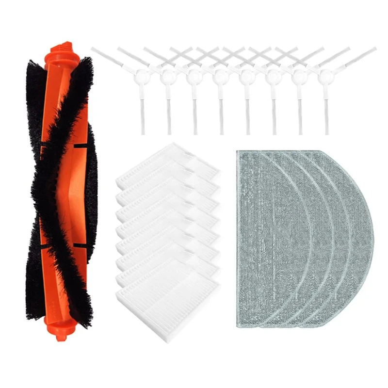 Для робота-пылесоса Xiaomi E10/E12/B112/C103 роликовый фильтр Hepa тряпки для швабры