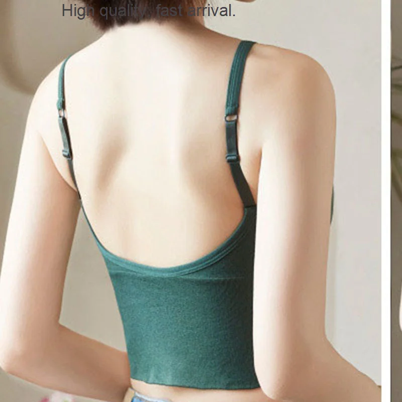 Women 'S Vest Camisole Inner Wear Push Up With Breast Pads One-Piece Beauty Back Tube Top Bottoming Wrapped Chest Can Be Worn
