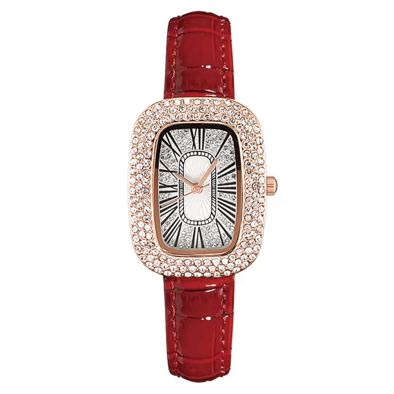 2023 New Luxury Diamond Women's Watch Leisure Luxury Quartz Watch Waterproof Belt Women's Watch enlarge