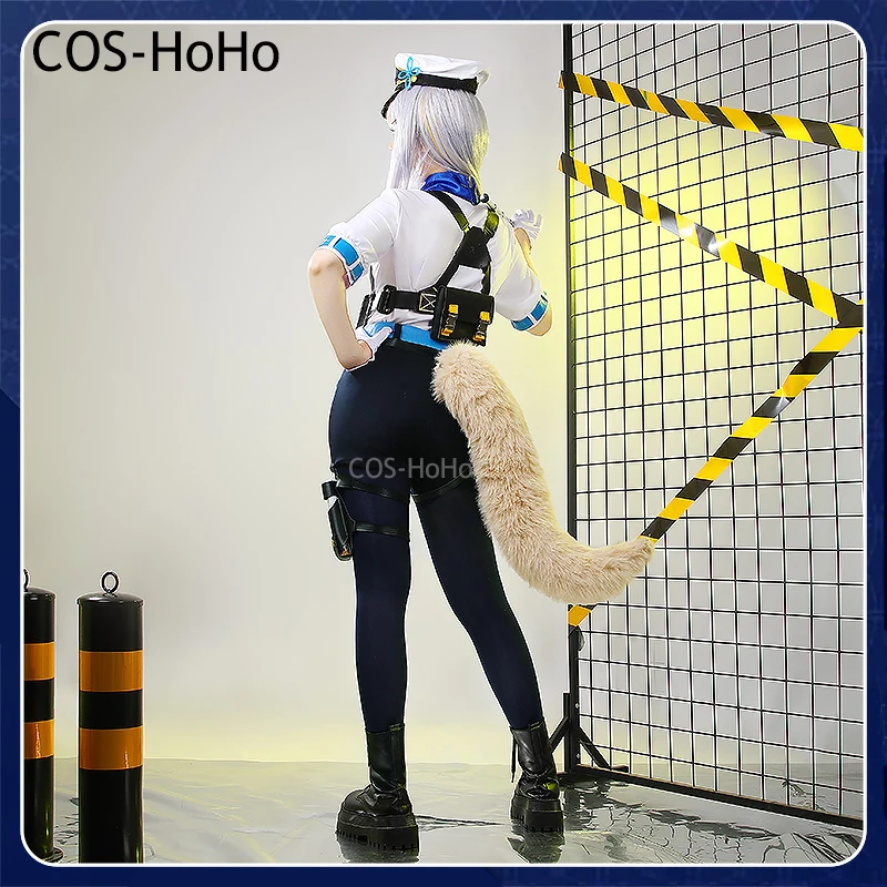 Костюм для косплея COS-HoHo Vtuber Nijisanji Shioriha Ruri униформа полицейских игр костюм ролевых