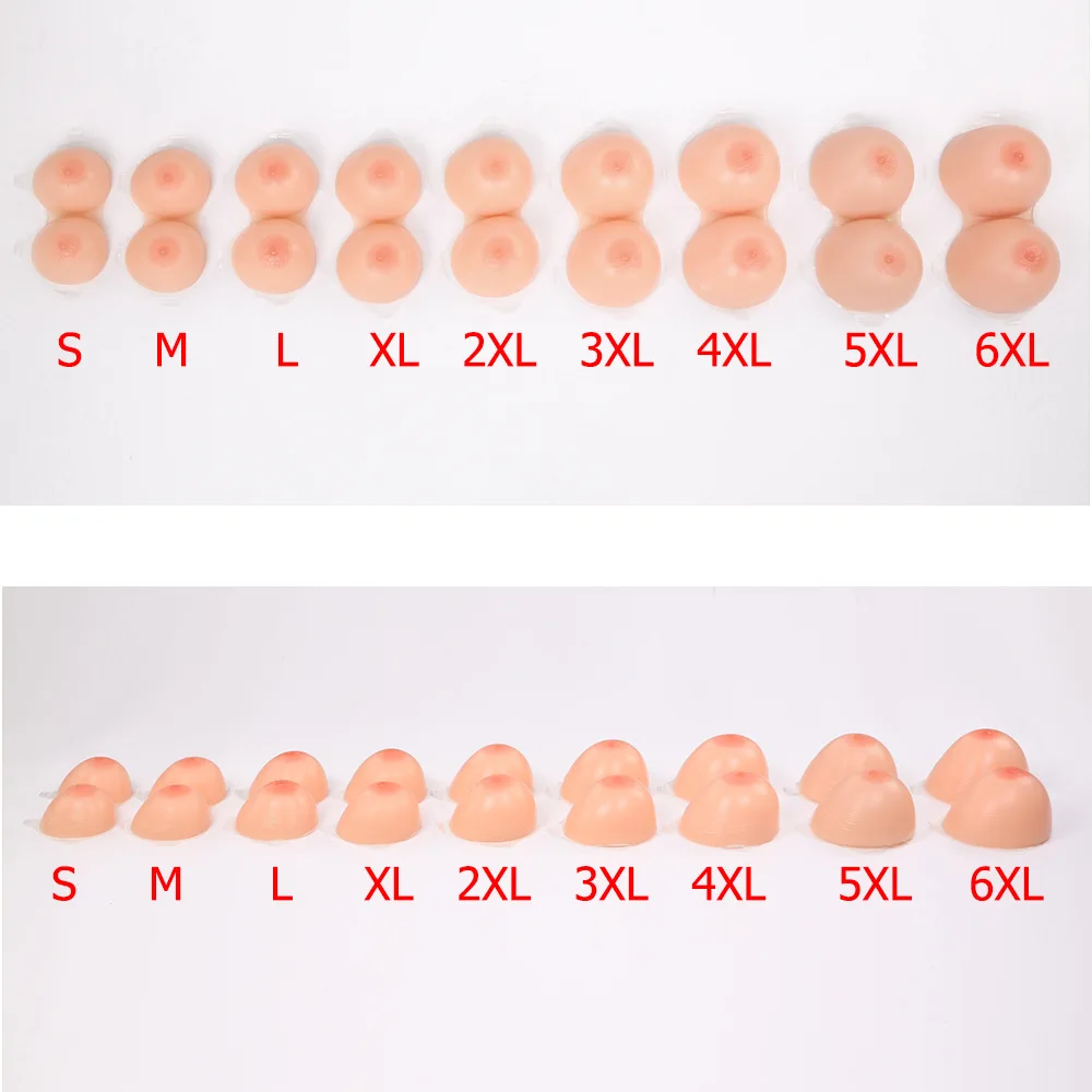 Silicone Breast Concave Bottom Chest Lift Cloth Shoulder Strap Concave Bottom Round Type Fake Mother Fake Breast Fake Breast