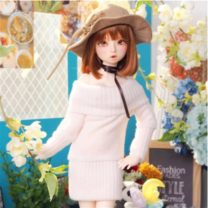 

1/4 BJD Mako Doll Customize Full Set Luxury Resin Dolls Pure Handmade Doll Movable Joints Toys Birthday Present Gift