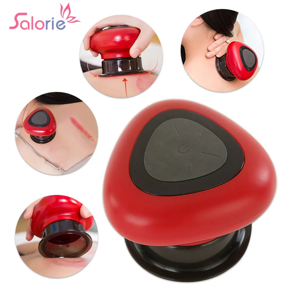 

Electric Vacuum Suction Cup Cupping Therapy Massage Jars Anti-Cellulite Massager Body Cups Guasha Scraping Fat Burning Slimming