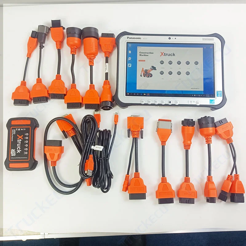 

Диагностический набор с полными контактами Xtruck Y009 OBD2, мульти-диагностический детектор с USB разъемом для грузовика, экскаватора, ISUZU/RENAULT/VOVOL, с планшетом