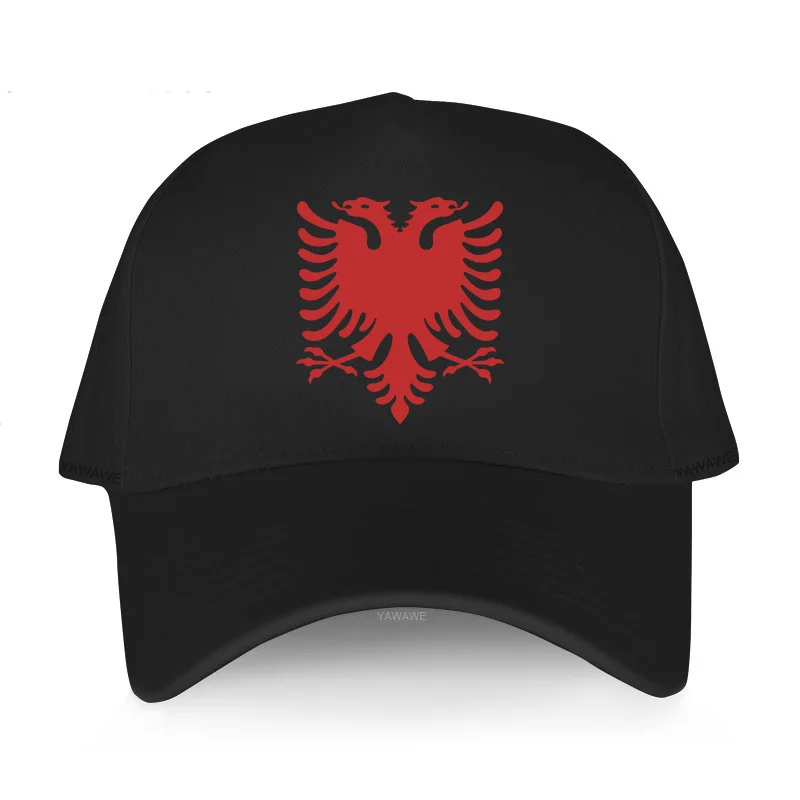 

Gorras de béisbol de Albania Eagle para hombre y mujer, gorros geniales para exteriores, ajustables, con bandera de Albania