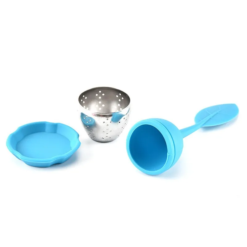 Инфузер для заваривания чая из нержавеющей стали простой силиконовый сепаратор