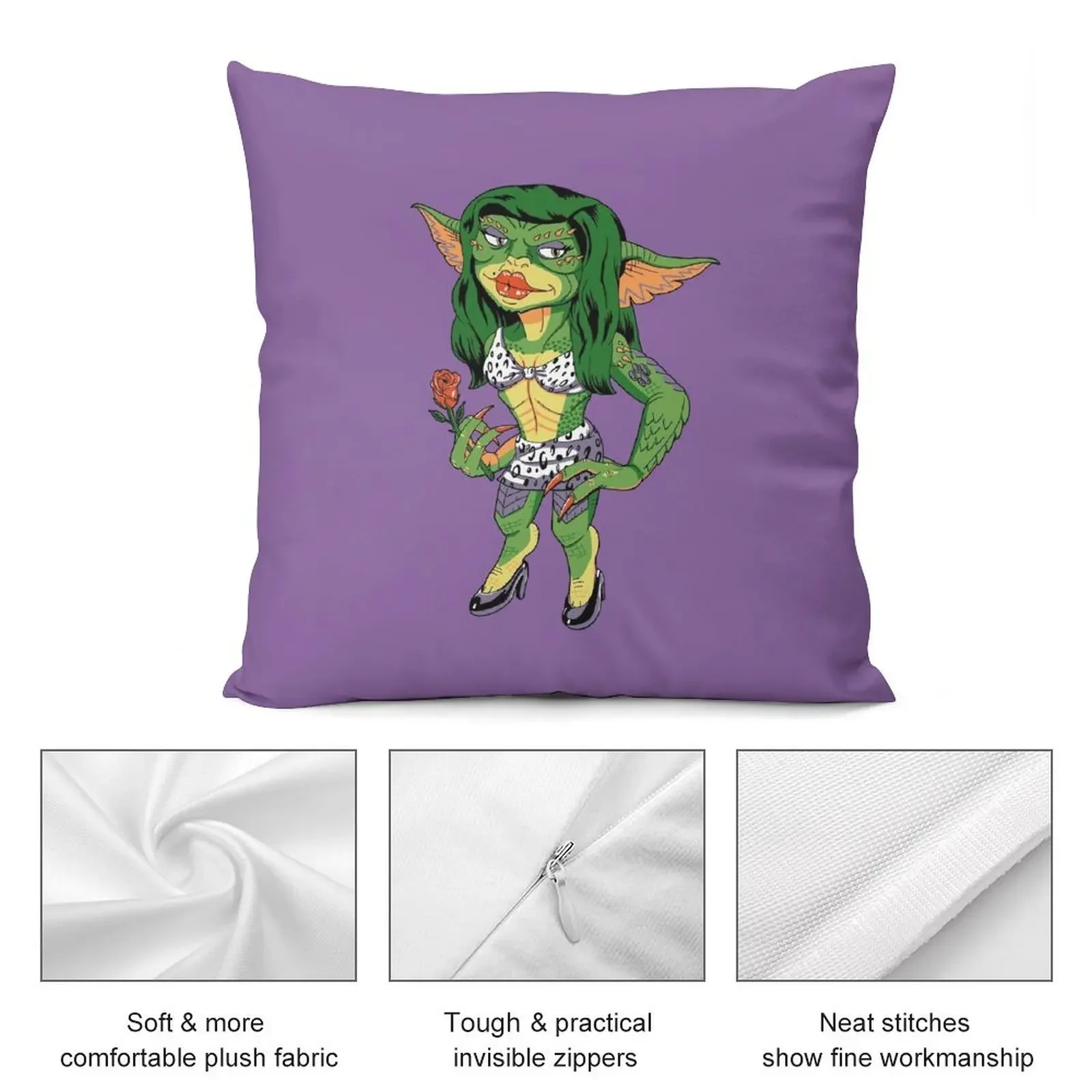 Декоративная подушка Greta the Gremlin наволочки для кровати рождественские