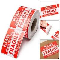 1000500250pcs english fragile stickers the goods please handle with care warning express labels diy supplies