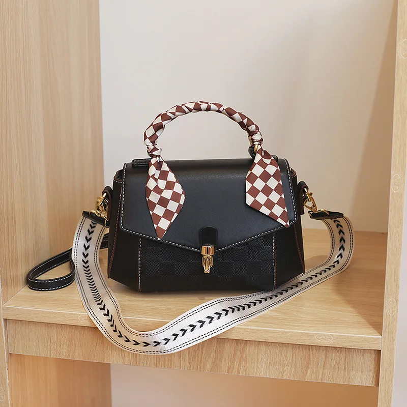 

Ribbons Pattern Shoulder Bags for Women Fashion Top Handle Crossbody Women's Bag 2022 Luxury Designer Casual Female Handbags