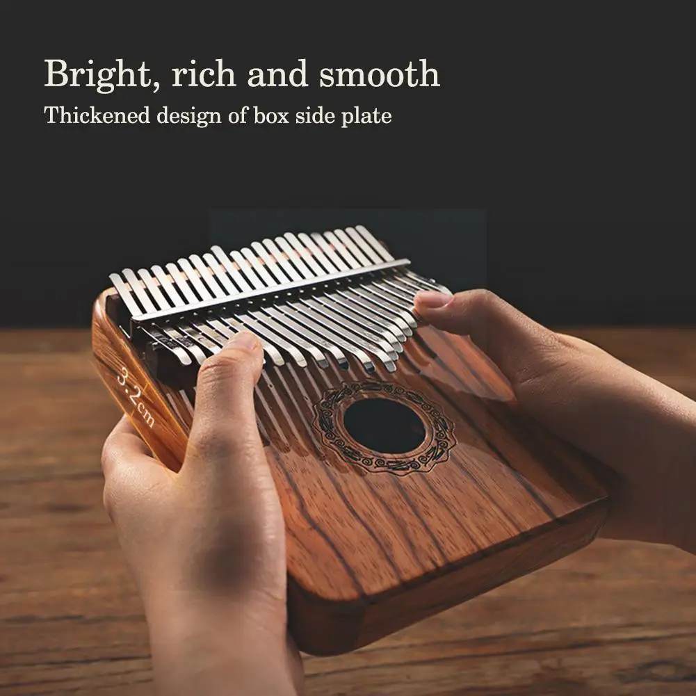 

17 Key Kalimba Thumb Piano Mahogany Musical Instrument African Kalimba With Tuning Instructions Accessory Beginner Hammer O6C4