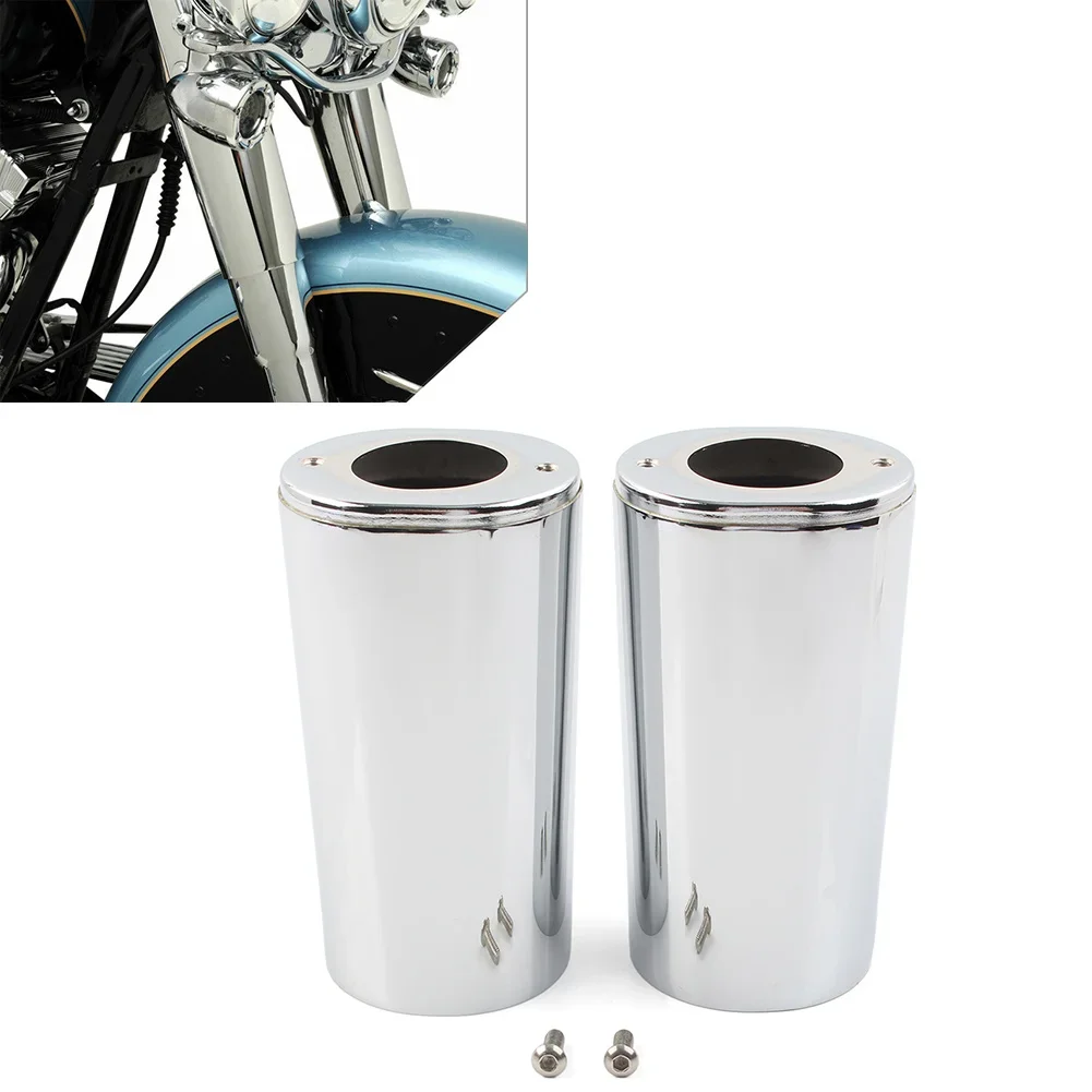 

Хром для Harley Touring FL 1984-2013 45964-86, слайдер вилки мотоцикла, аксессуары