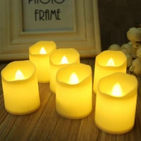 flameless flashing led candle button battery lamp tea light simulation home wedding birthday party decoration candles thg