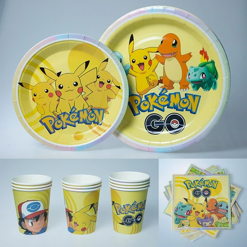 Пикачу подарочная бумажная посуда TAKARA TOMY