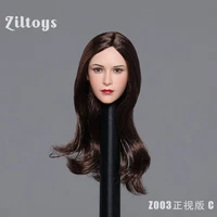 ziltoys z003 16 female soldier resident evil king ada head sculpture model for 12 inch female body in stock
