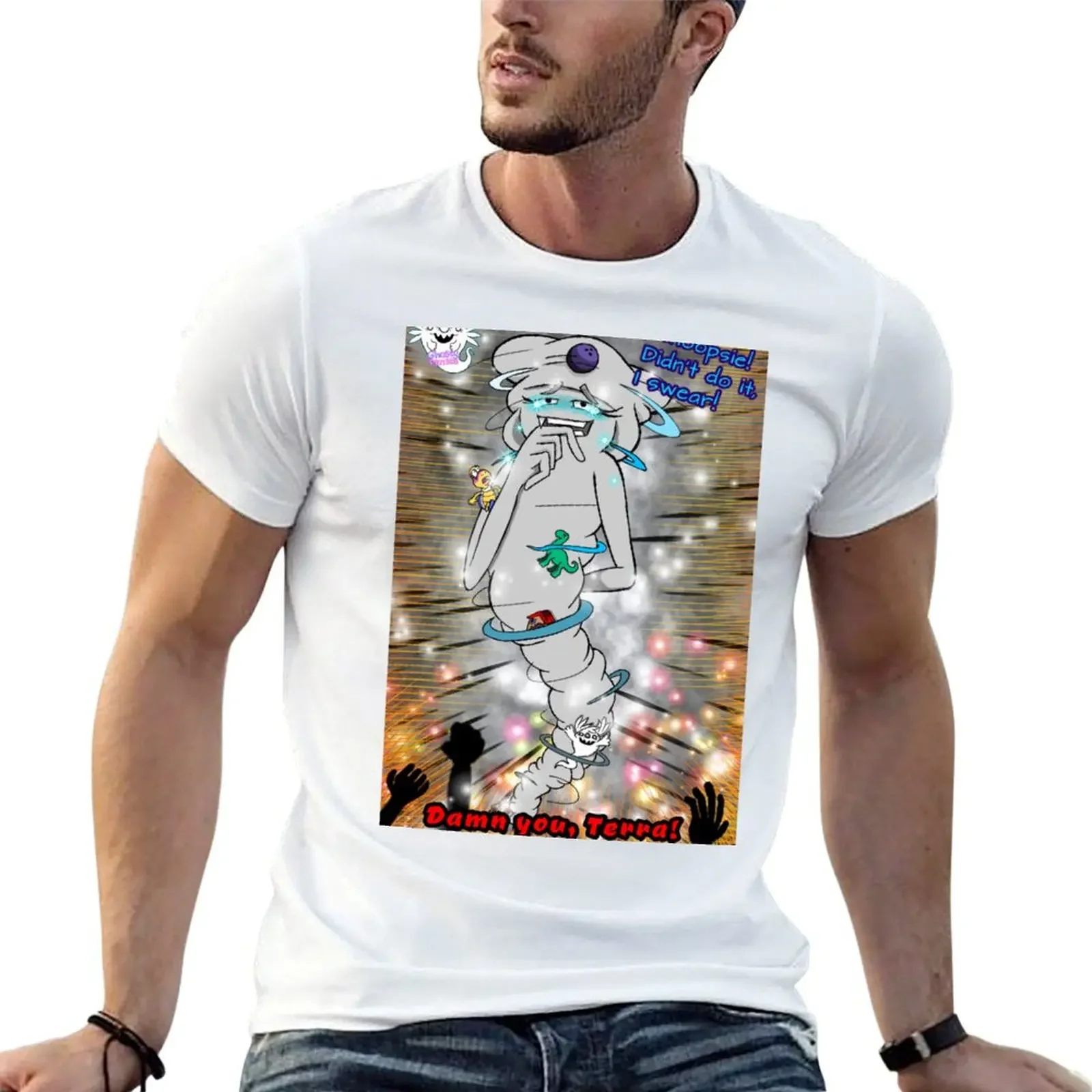 Футболка It's Terra's fault хлопковые футболки с рисунком одежда в стиле аниме