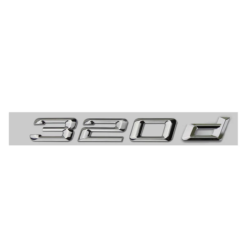 3D ABS значок для заднего багажника автомобиля 316i 318i 320i 325i 328i 330i 335i 330d 320d эмблема