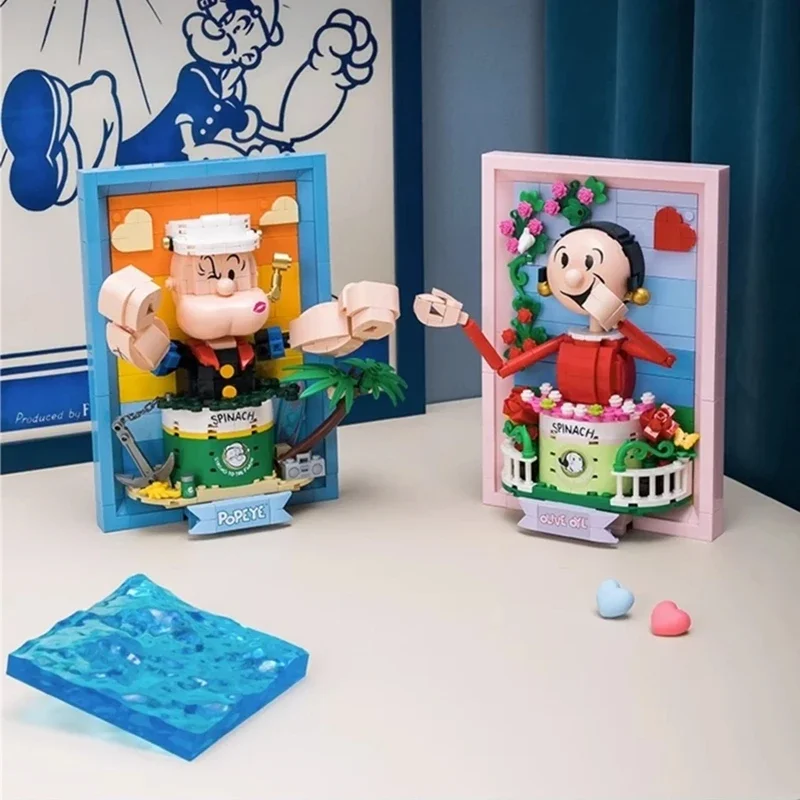Popeye The Sailor Building Blocks Olive Oyl Детские игрушки рождественские подарки украшения с
